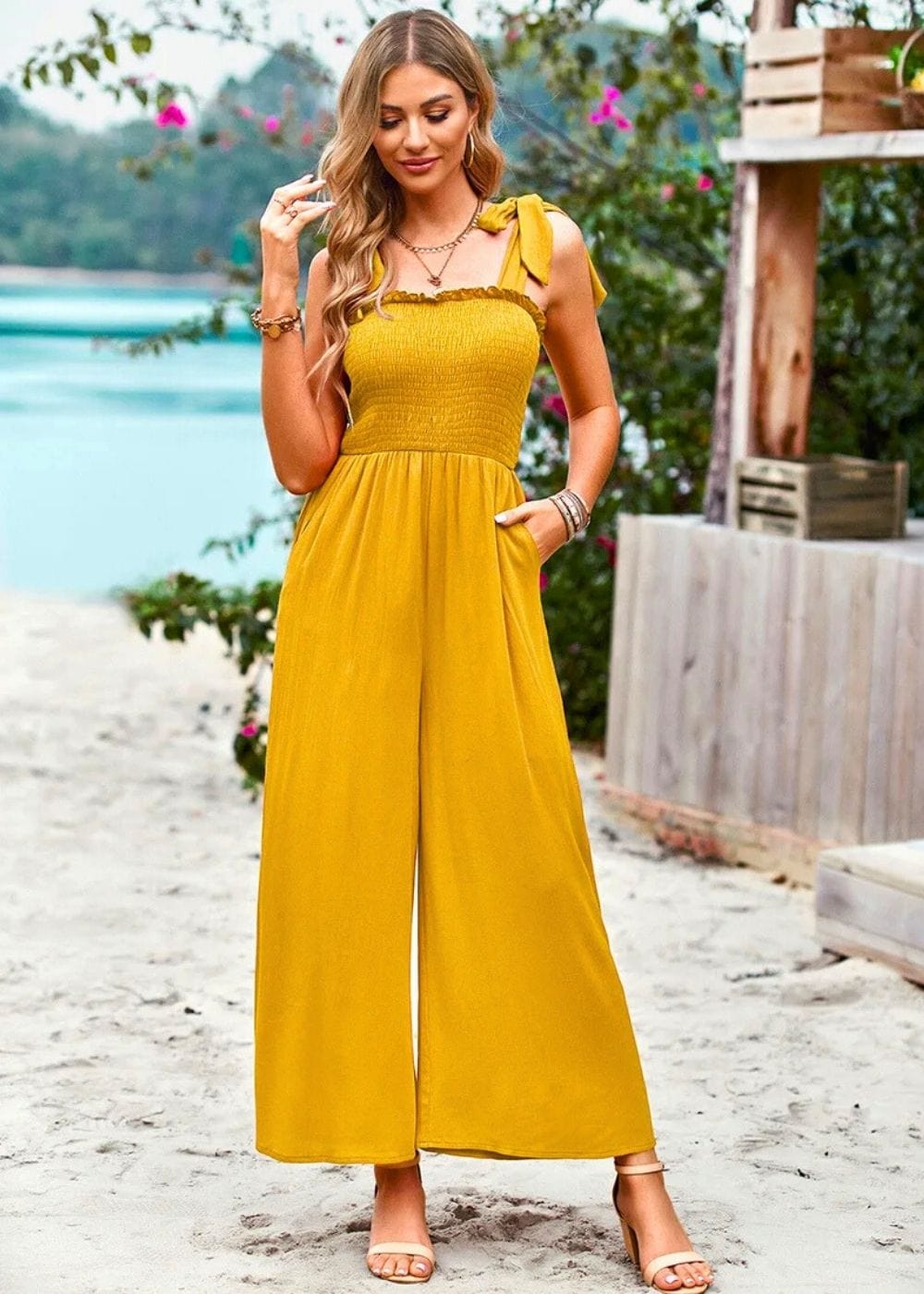 Tenue Champêtre Pantalon Jaune / S