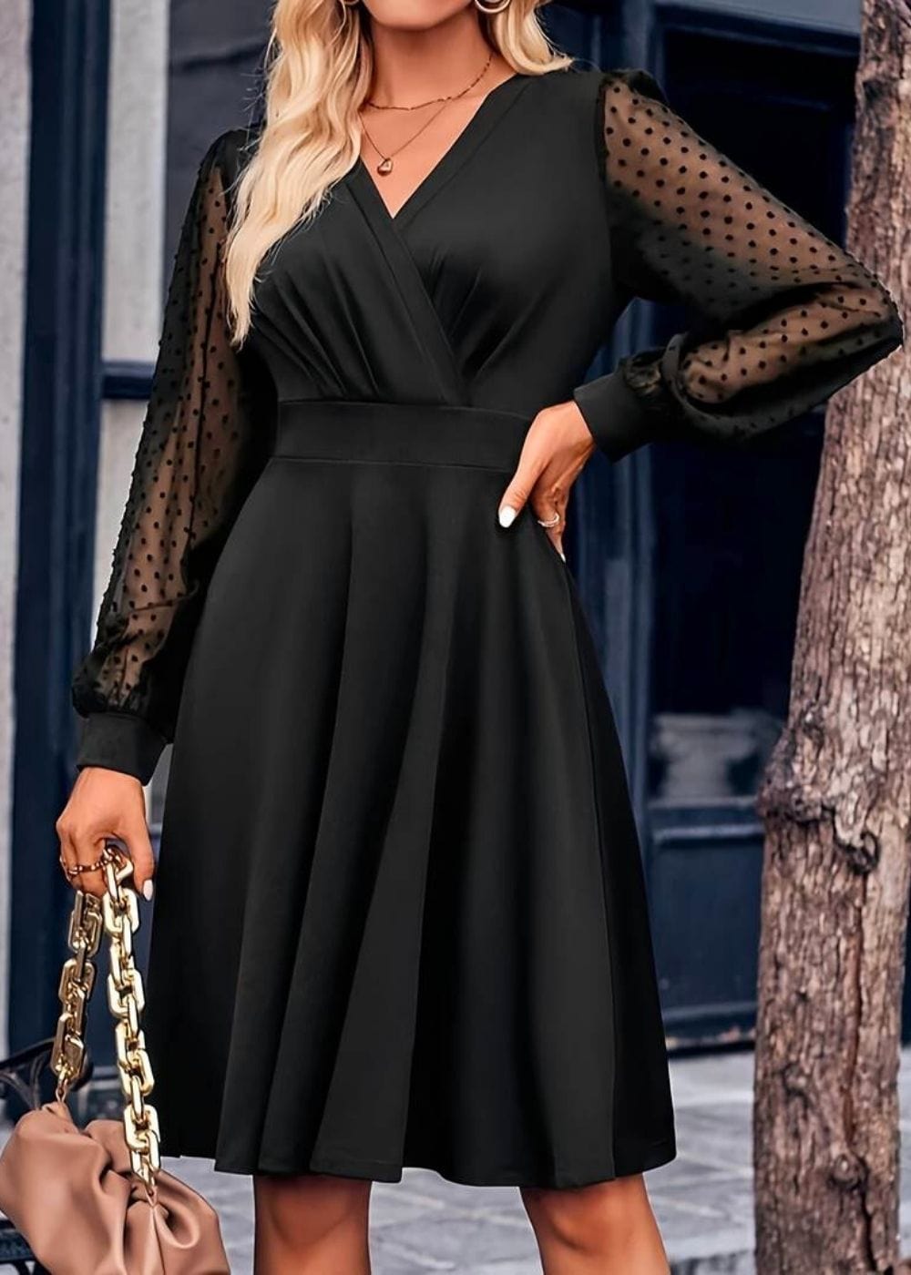 Tenue chic et champêtre pour mariage