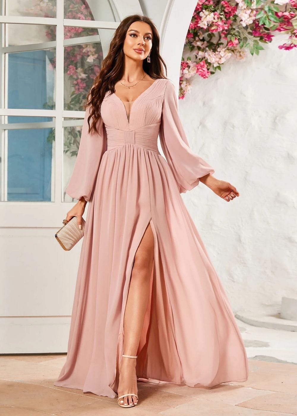 Robe Rose Robe Ceremonie Femme Bapteme Robe Bapteme Robe Rose Pale