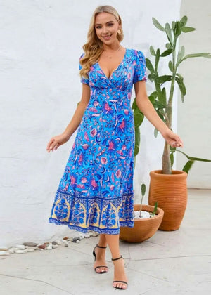 Tenue Mariage Champetre Bleue Bleu / S