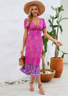Tenue Mariage Champetre Bleue Rose / S
