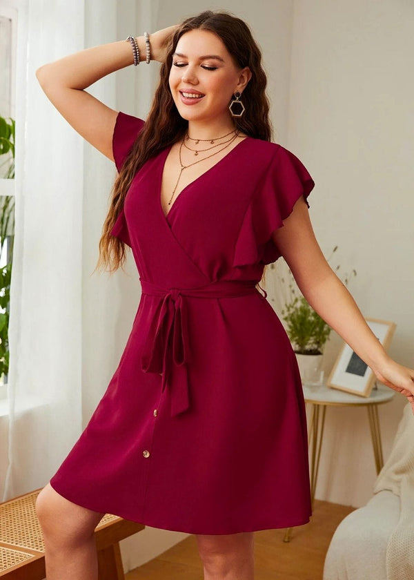 tenue mariage champetre femme ronde