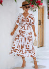 Tenue Mère du Mariée Champêtre Marron / S