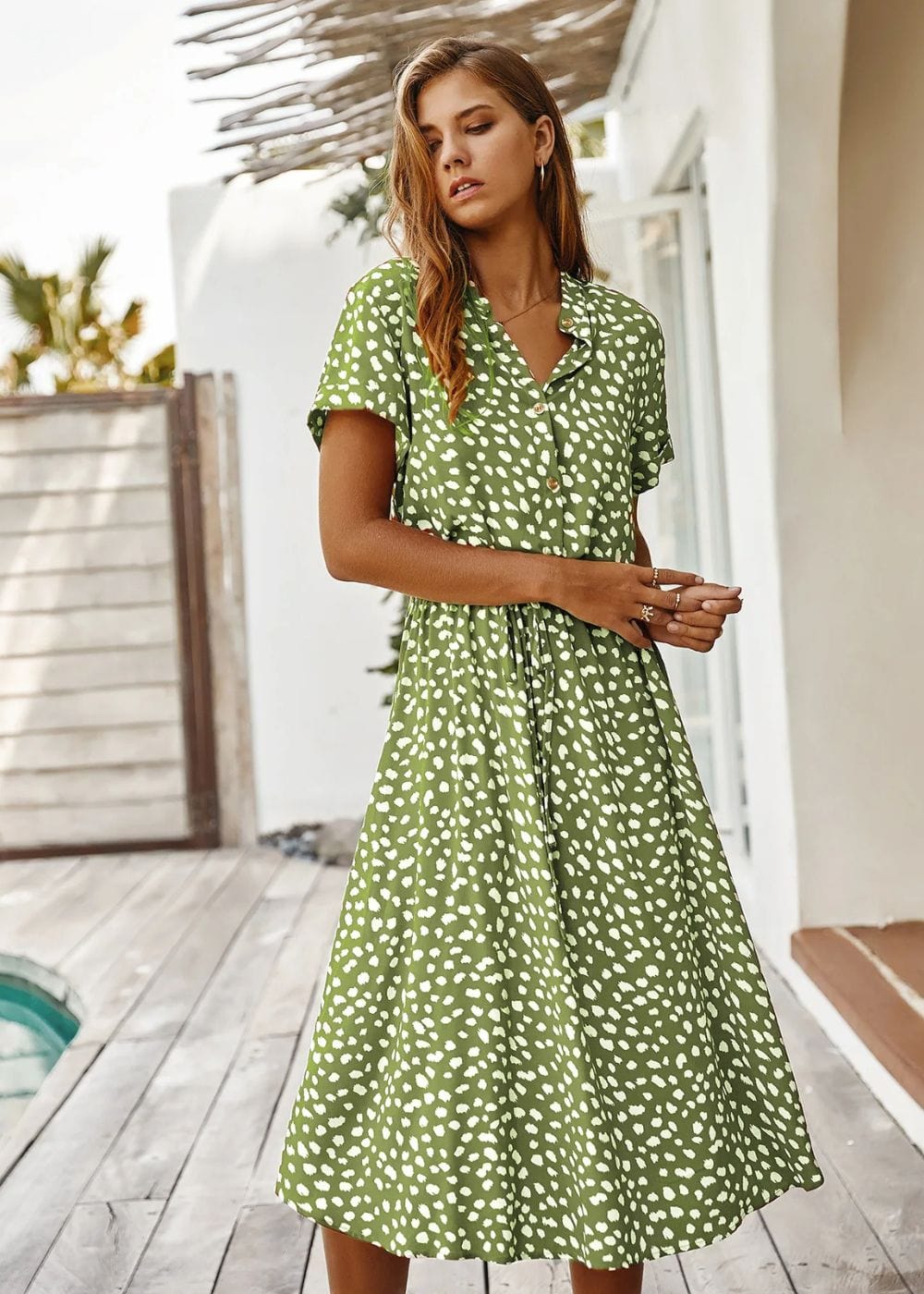 Tenue Style Champêtre Vert / S